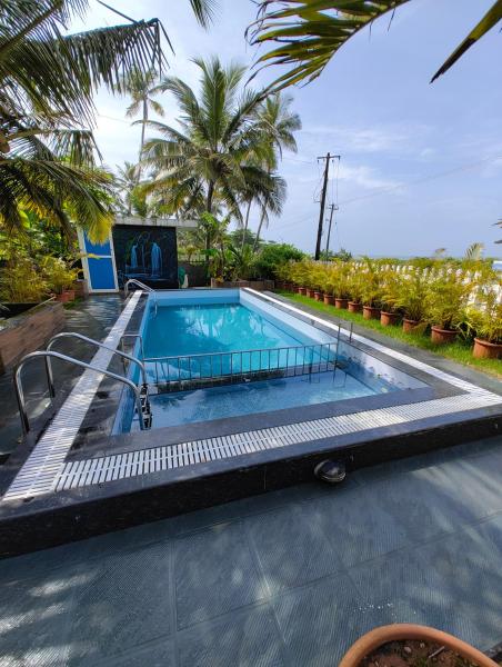 A la foto es mostra l'objecte Shipra Ratna Beach Villa, 4 BHK with Swimming Pool, Hejamadi situat a la ciutat de Mūlki.