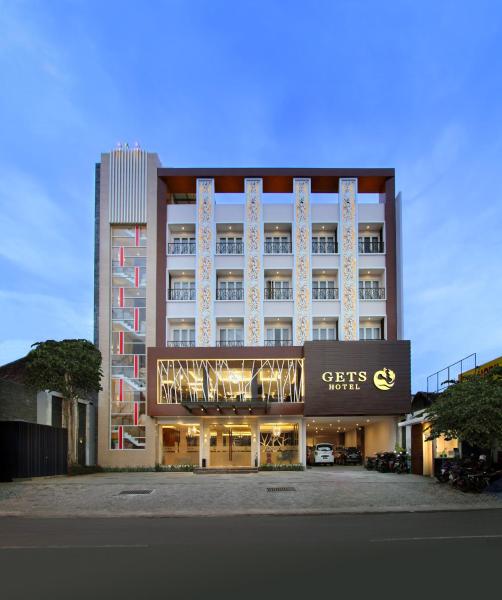 En la foto se muestra el objeto Gets Hotel ubicado en la ciudad de Malang.