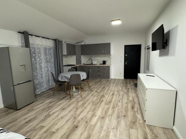 Na zdjęciu widoczny jest obiekt Apartament suceava położony w mieście Sfîntu Ilie.