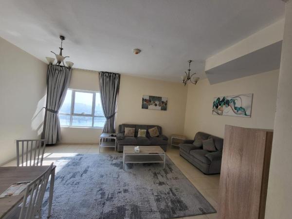Na fotografii je vidět objekt Super deluxe apartment with sea view nacházející se ve městě Adžmán.
