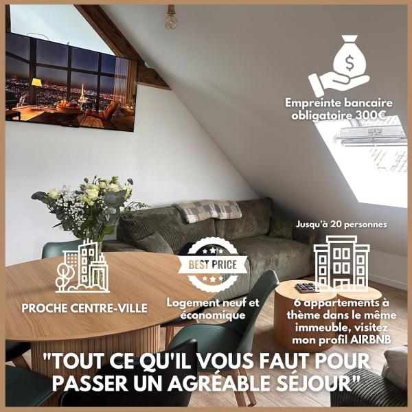 A la foto es mostra l'objecte L'atelier des rêves 8 personnes situat a la ciutat de Amiens.