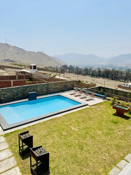 A la foto es mostra l'objecte Casa campo Mauri Capacidad 23 personas A 12 minutos del Óvalo de Cieneguilla situat a la ciutat de Cieneguilla.