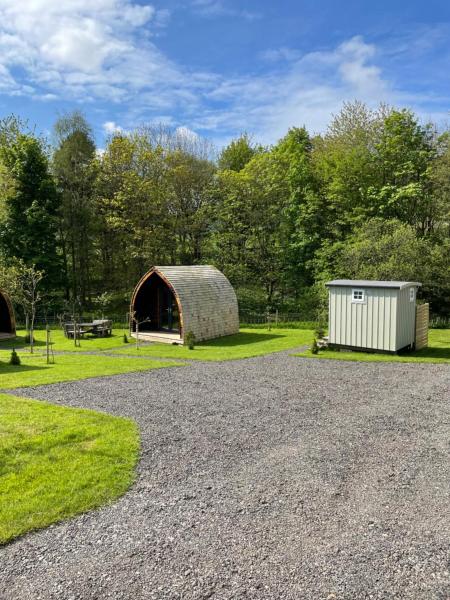 Na foto é possível ver o objeto Cedar Pod, Clay Bank Huts localizado na cidade de Middlesbrough.