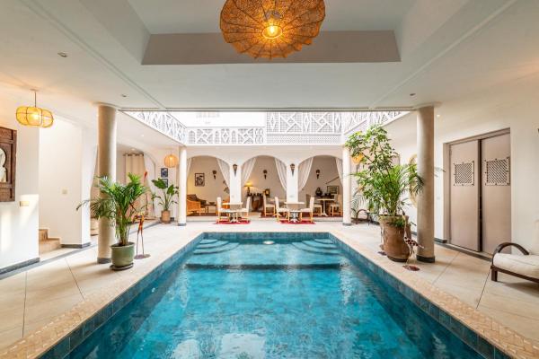 En la foto se muestra el objeto Riad Bibazia ubicado en la ciudad de Marrakech.