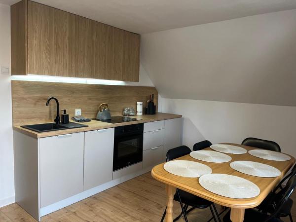 Στη φωτογραφία φαίνεται το αντικείμενο Apartament Gościnny Zakątek που βρίσκεται στην πόλη Sumowo.