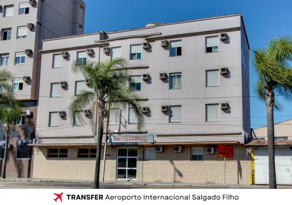 Auf dem Foto ist das Objekt Hotel Expressinho Aeroporto in der Stadt Navegantes zu sehen.