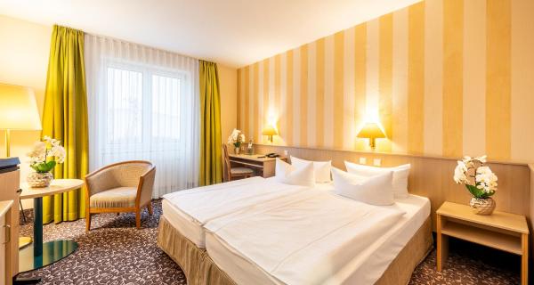 Na fotografii je vidět objekt PLAZA INN Chemnitz nacházející se ve městě Chemnitz (Saská Kamenice).