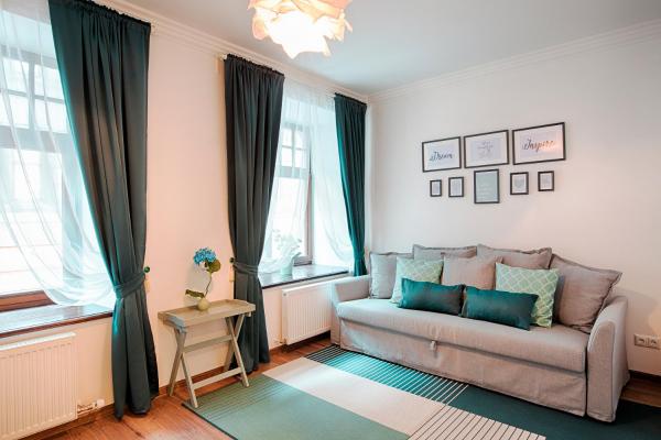 A la foto es mostra l'objecte Stylish Old Riga Apartment situat a la ciutat de Riga.