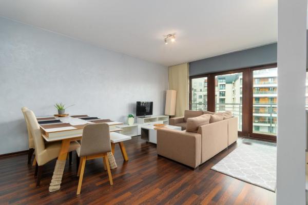 A la foto es mostra l'objecte Wyspa Słodowa Serenity Studio by BookingHost situat a la ciutat de Wrocław.