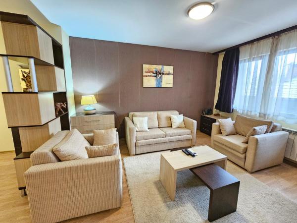 A la foto es mostra l'objecte Two charming Studios in Trinity Bansko with balcony and free parking by Flat Mаnager situat a la ciutat de Bansko.