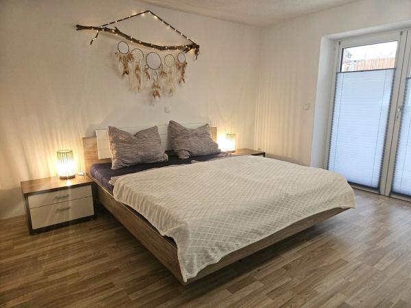 A la foto es mostra l'objecte Ferienwohnung im Alpenvorland am Lech situat a la ciutat de Kinsau.