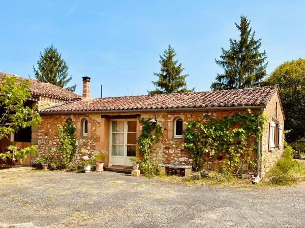 A la foto es mostra l'objecte gîte sivade - vue épique - grand jardin clôturé situat a la ciutat de Gaugeac.