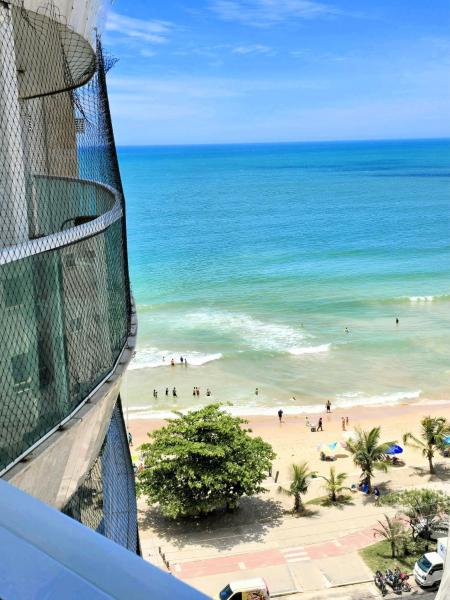 A la foto es mostra l'objecte Apt Beira Mar Vista Linda Praia do Morro Guarapari situat a la ciutat de Guarapari.