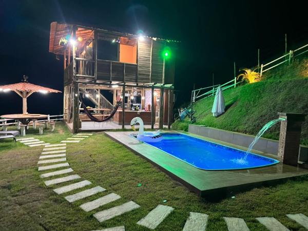 På billedet ses objektet Rancho Cantinho da Natureza beliggende i byen Ipaba.