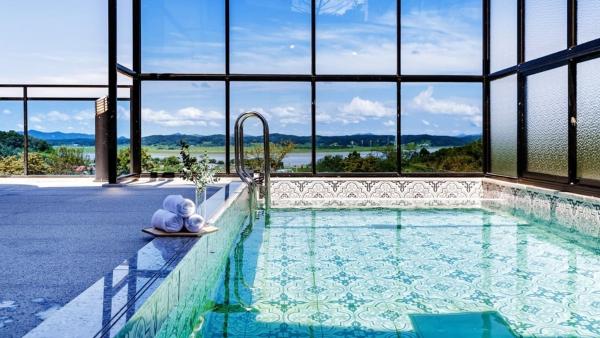 På billedet ses objektet Paju Obladi Pool Villa beliggende i byen Tŏkkogae.