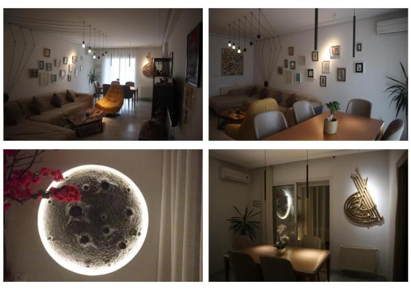 Un logement artistique, chic et contemporain, Tunis
