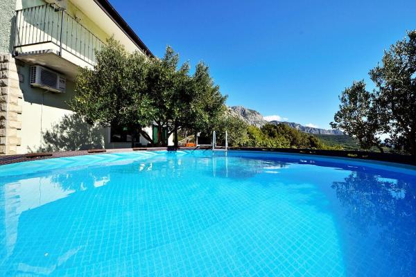 A la foto es mostra l'objecte Apartment Ivo situat a la ciutat de Tučepi.