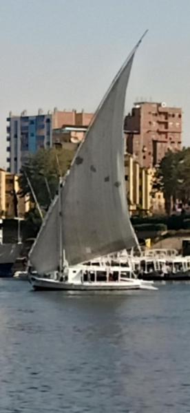 A la foto es mostra l'objecte Nuba Tod Sailling boat situat a la ciutat de Aswan.