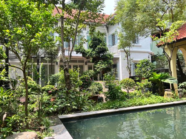 Na fotografii je vidět objekt Lá house Hà Nội nacházející se ve městě Dong Anh.