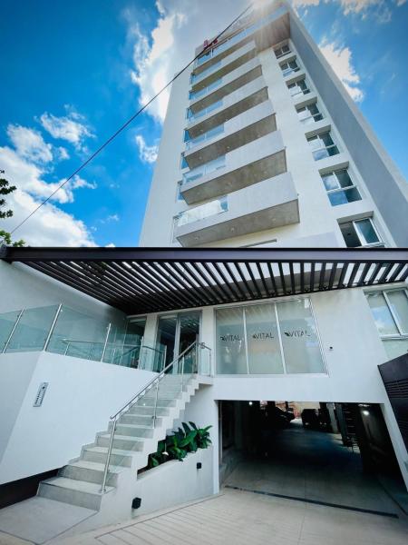 Na zdjęciu widoczny jest obiekt ABIBA Apart-Hotel & SPA położony w mieście Asunción.