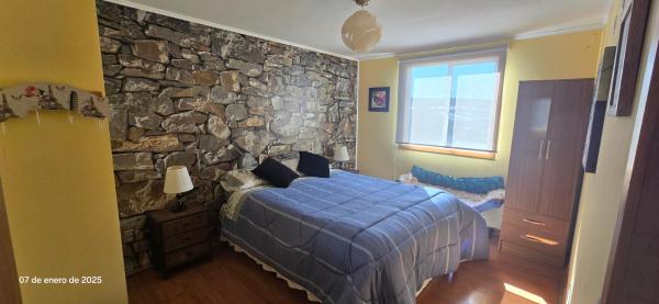 A la foto es mostra l'objecte Patagone situat a la ciutat de Punta Arenas.