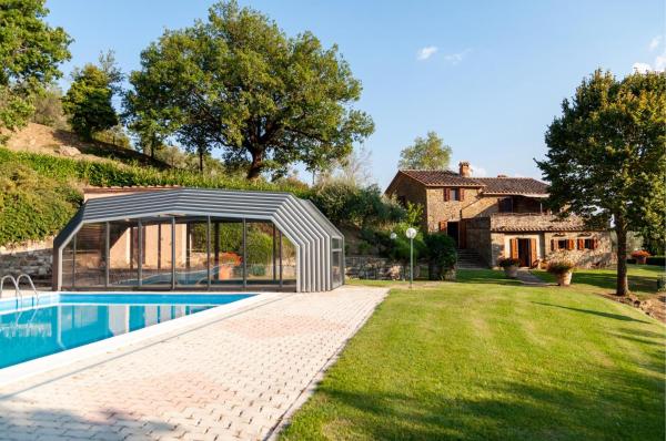 På billedet ses objektet Villa Beatrice - Private Heated Pool & Amazing Umbrian Landscape beliggende i byen Preggio.