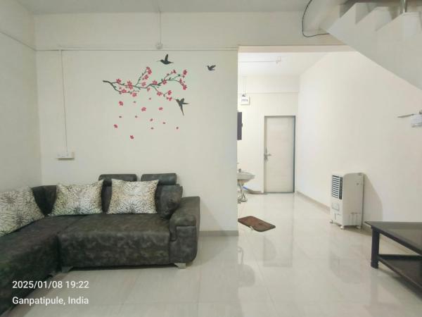 The photo shows the Ojas Villa - 2BHK Villa at Ganpatipule located in the city of Narsinge.