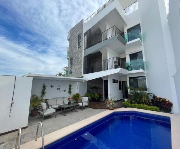På billedet ses objektet Apartamento en PB con piscina a poca distancia de la playa beliggende i byen Mazatlán.