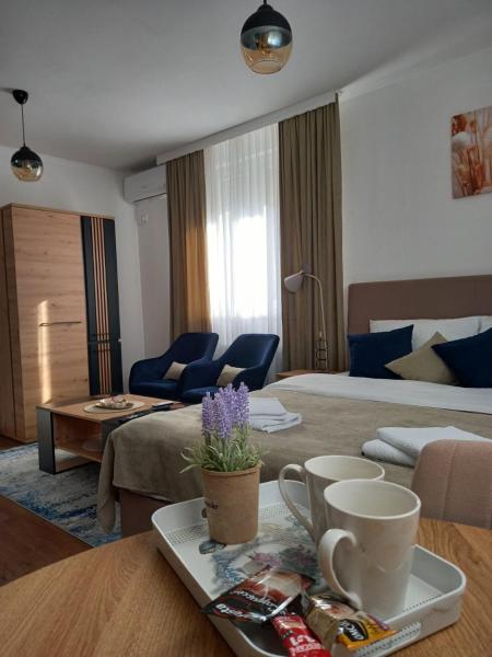 Na zdjęciu widoczny jest obiekt Apartman Mijate położony w mieście Krndija.