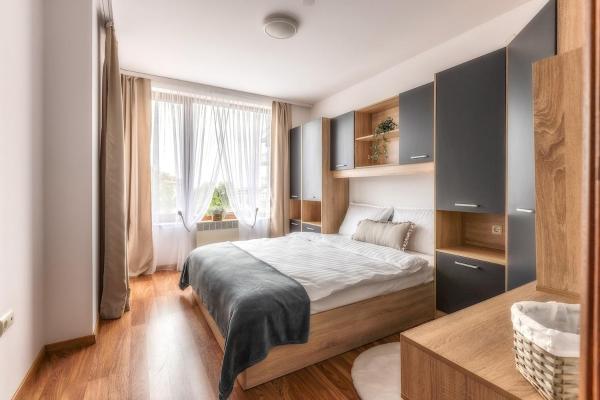 A la foto es mostra l'objecte Pirin Sense Family Apt - Mountain View - SPA - FREE Parking situat a la ciutat de Bansko.