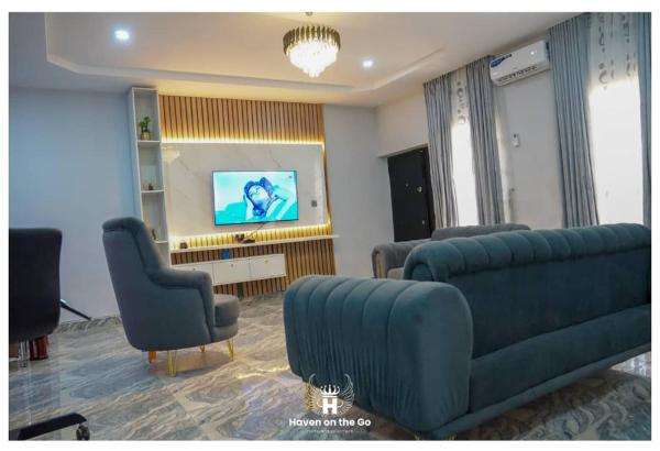 På bilden syns objektet Luxury 3bedroom in Serene Estate Kubwa FCT som ligger i staden Kubwa.