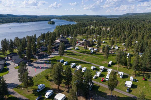 Na zdjęciu widoczny jest obiekt First Camp Ansia - Lycksele położony w mieście Lycksele.