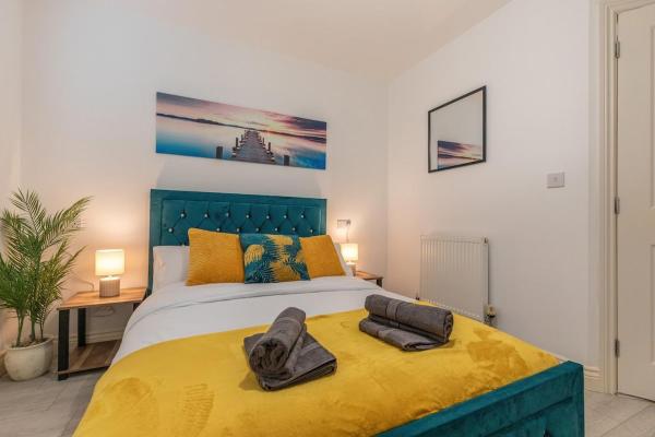 På bilden syns objektet Winchester City Centre Flat Sleeps 6 Free Parking som ligger i staden Winchester.