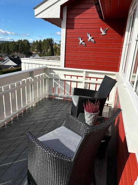 Na zdjęciu widoczny jest obiekt Konglefaret - apartment in Hønefoss położony w mieście Svensrud.