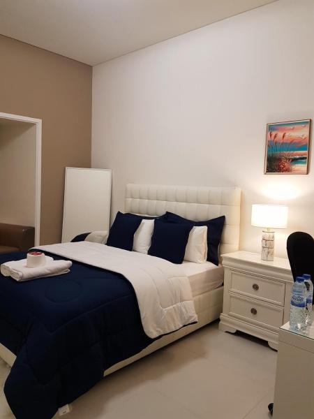 A la foto es mostra l'objecte Reem Retreats Shared Home Stay situat a la ciutat de Mushayrib.