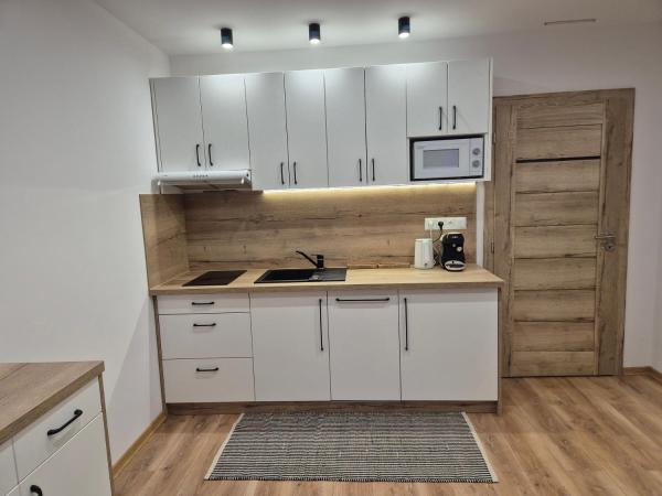 Nella foto è visibile l'oggetto Apartmán pri nemocnici v Ružomberku situato nella città di Ludrová.