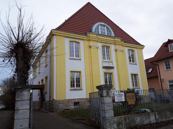 På billedet ses objektet Ferienwohnung BadLiebenstein beliggende i byen Schweina.