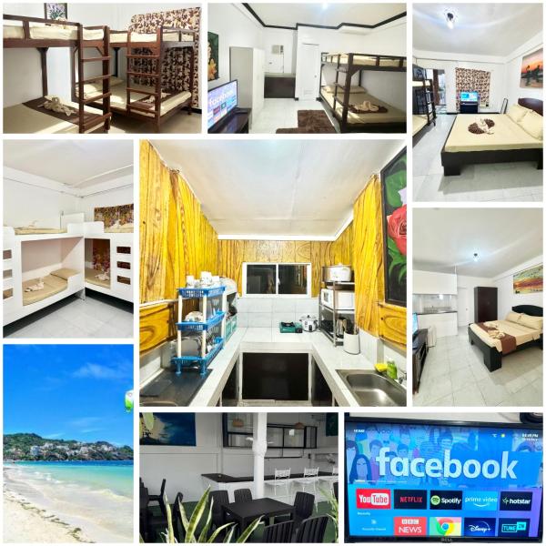 Na fotografii je vidět objekt Hotel California nacházející se ve městě Boracay.