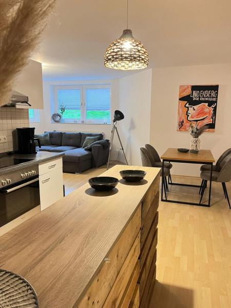 På billedet ses objektet Ferien und Monteurwohnung in Minden beliggende i byen Hille.