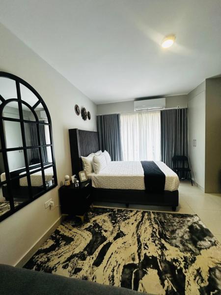 A la foto es mostra l'objecte Sarona Studio Apartment A207 situat a la ciutat de Gaborone.