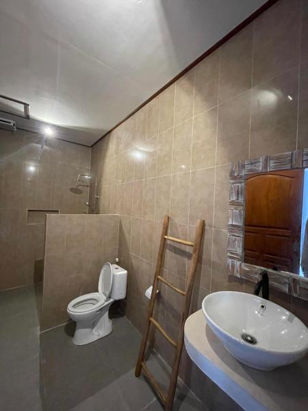 写真にはBangli市にあるbatur settlement hostelが写っています。