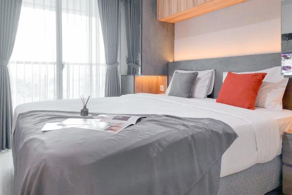 På bilden syns objektet Good Deal and Homey 1BR (without living room) Bintaro Embarcadero Apartment By Travelio som ligger i staden Pondokpucung.