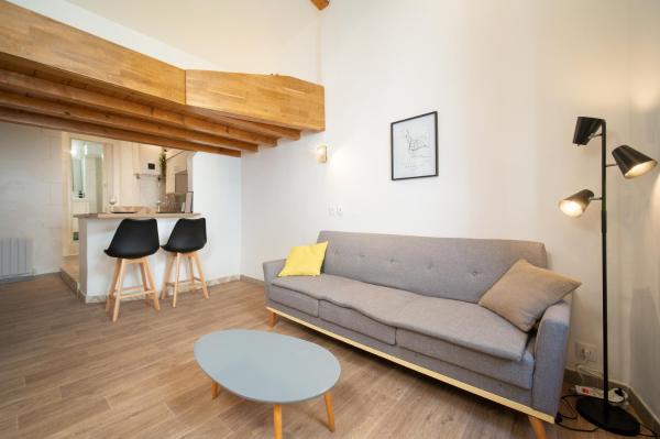 Appartement tout equipé 4 couchages à 600m de la Plage des Catalans, Marseille