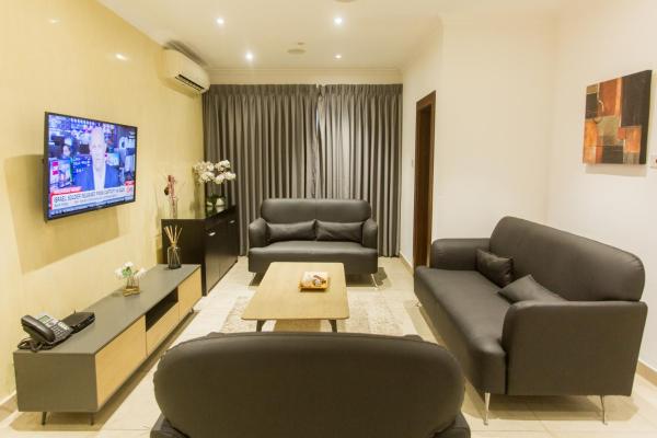 A la foto es mostra l'objecte Accra Luxury Apartments at Avant Garde situat a la ciutat de Accra.