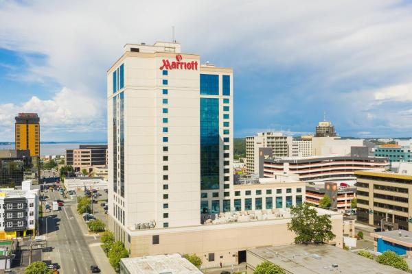 Auf dem Foto ist das Objekt Marriott Anchorage Downtown in der Stadt Anchorage zu sehen.