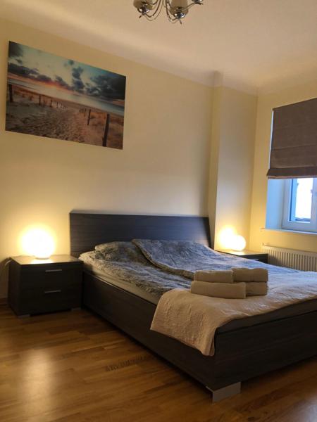 A la foto es mostra l'objecte Apartment in a Unesco building situat a la ciutat de Riga.