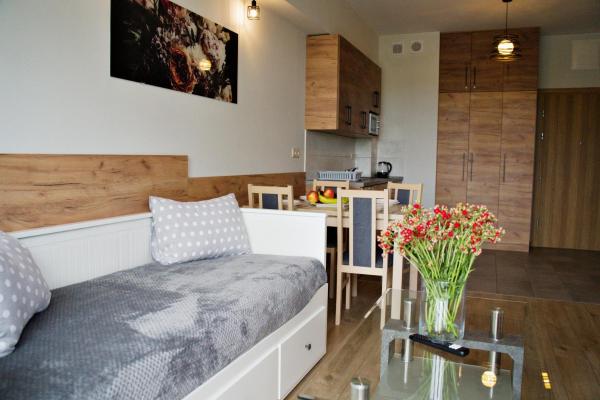 A la foto es mostra l'objecte Apartamenty Galicja Zator situat a la ciutat de Zator.