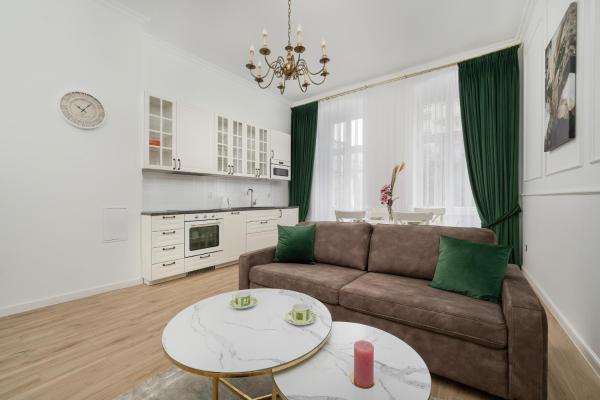 A la foto es mostra l'objecte Jedności Narodowej Stylowy Apartament Wrocław by Noclegi Renters situat a la ciutat de Wrocław.