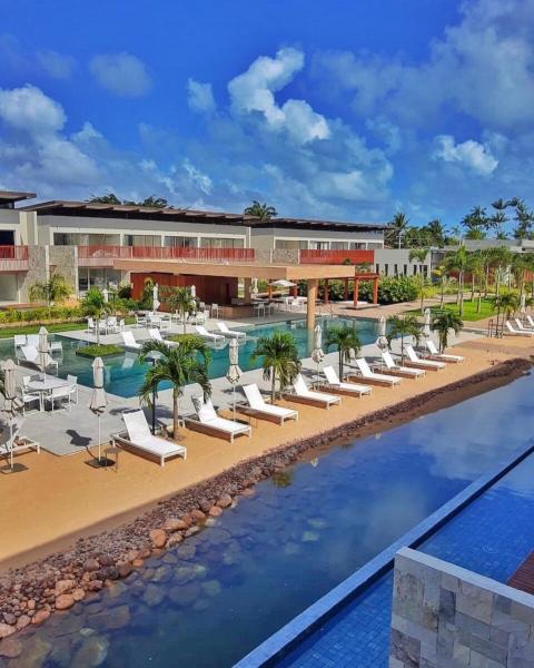 På billedet ses objektet Apt casal Resort Ilê de Pipa beliggende i byen Pipa.