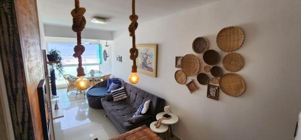 Auf dem Foto ist das Objekt Apartamento Lindo Frente Mar in der Stadt Matinhos zu sehen.